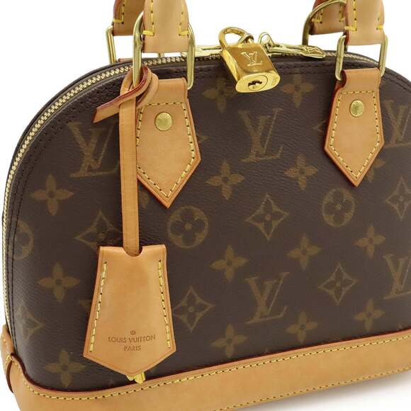 LOUIS VUITTON Authentic Brown Monogram Alma BB Shoulder Bag - Picture 9 of 9
